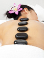 Hot Stone Massage, Heiße Steine, Massage